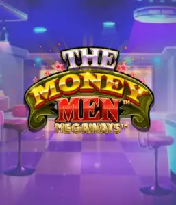 Experience the dynamic world of The Money Men Megaways game by Pragmatic Play, showcasing a vibrant logo with sparkling stars set against a stylish background. This image captures the glamour and excitement of Megaways slots with its stunning colors and design. Great for gambling fans craving high-energy gaming. 