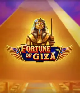 Uncover the ancient world of Fortune of Giza slot by Pragmatic Play, featuring a stunning depiction of a Pharaoh set against the iconic pyramid backdrop. This image portrays the glory of Egyptian history, great for fans of Egyptian-themed slots, offering a captivating adventure.